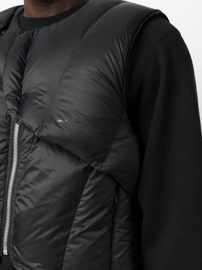 HELIOT EMIL Bodywarmer met logoprint Zwart