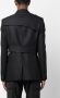 HELIOT EMIL Gestreepte blazer Zwart - Thumbnail 4