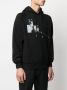 HELIOT EMIL Hoodie met print Zwart - Thumbnail 3