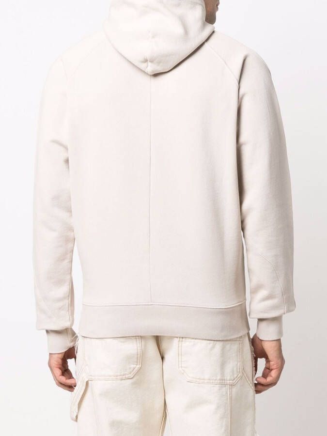 HELIOT EMIL Hoodie met trekkoord Beige