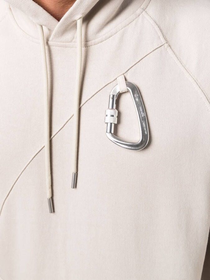 HELIOT EMIL Hoodie met trekkoord Beige