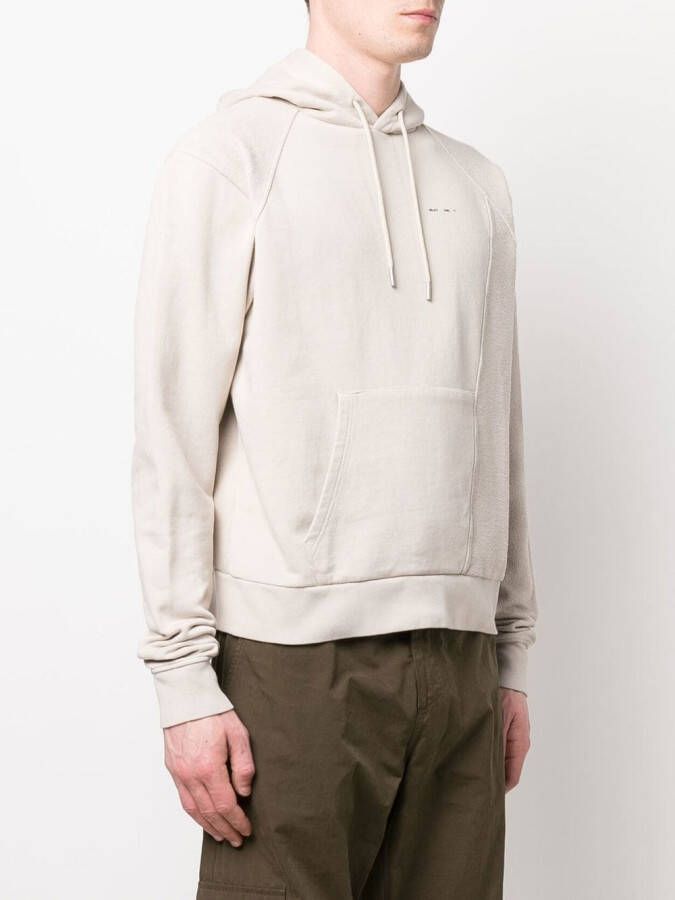 HELIOT EMIL Hoodie met vlakken Beige