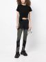 HELIOT EMIL T-shirt met logoprint Zwart - Thumbnail 2