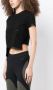 HELIOT EMIL T-shirt met logoprint Zwart - Thumbnail 3