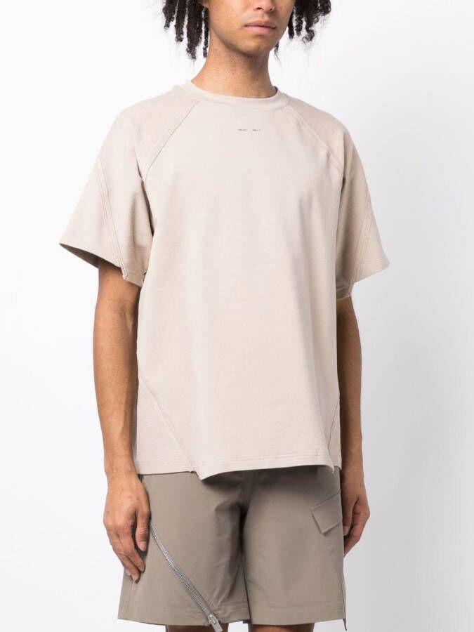 HELIOT EMIL T-shirt met ronde hals Beige
