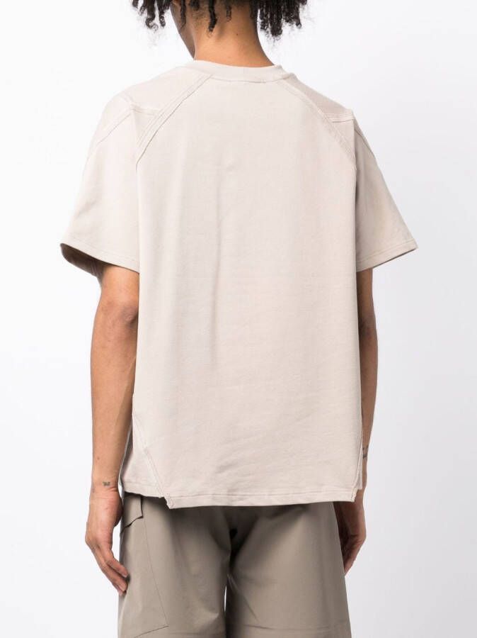 HELIOT EMIL T-shirt met ronde hals Beige