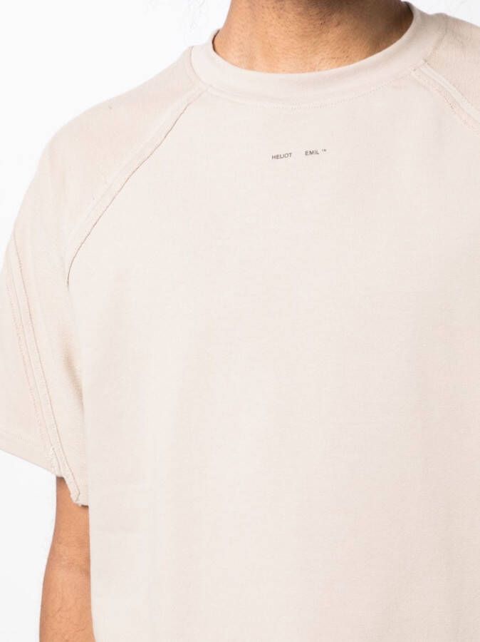 HELIOT EMIL T-shirt met ronde hals Beige