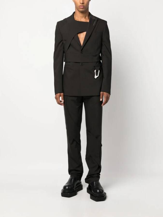 HELIOT EMIL Straight broek Bruin