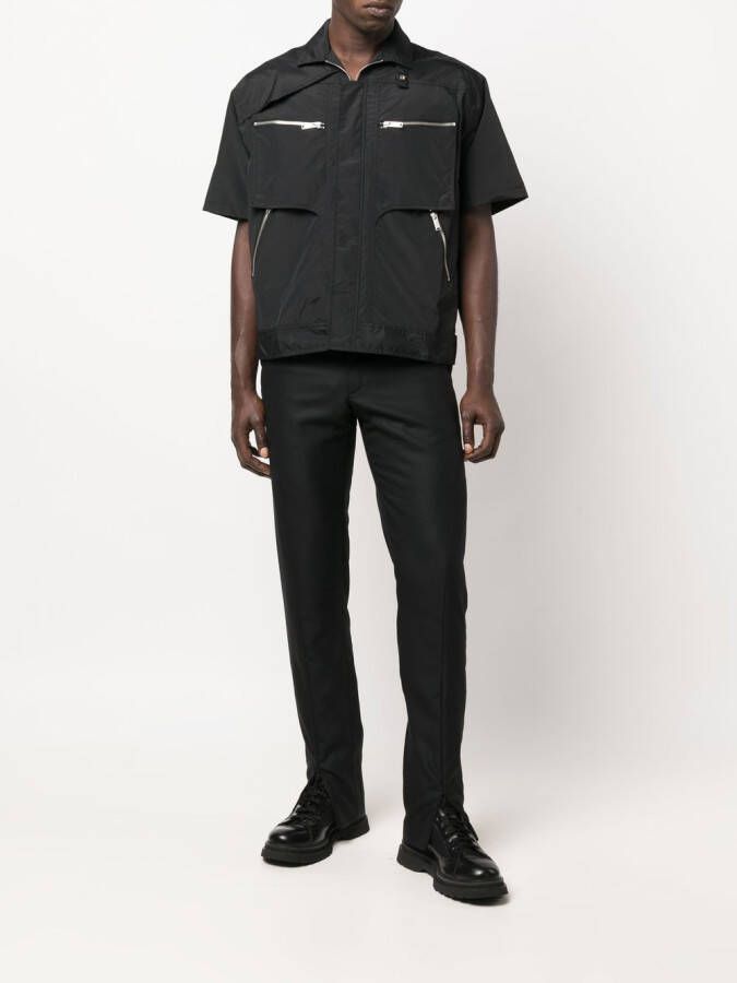 HELIOT EMIL Straight chino Zwart