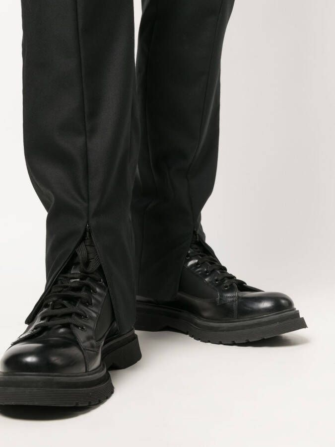 HELIOT EMIL Straight chino Zwart