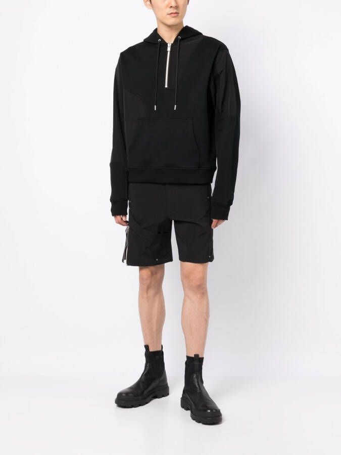HELIOT EMIL Sweater met halve rits Zwart