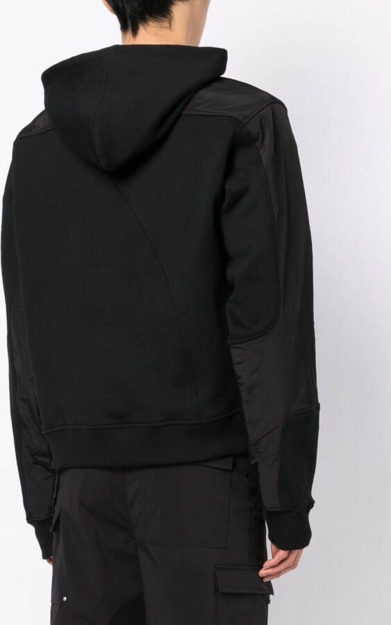 HELIOT EMIL Sweater met halve rits Zwart