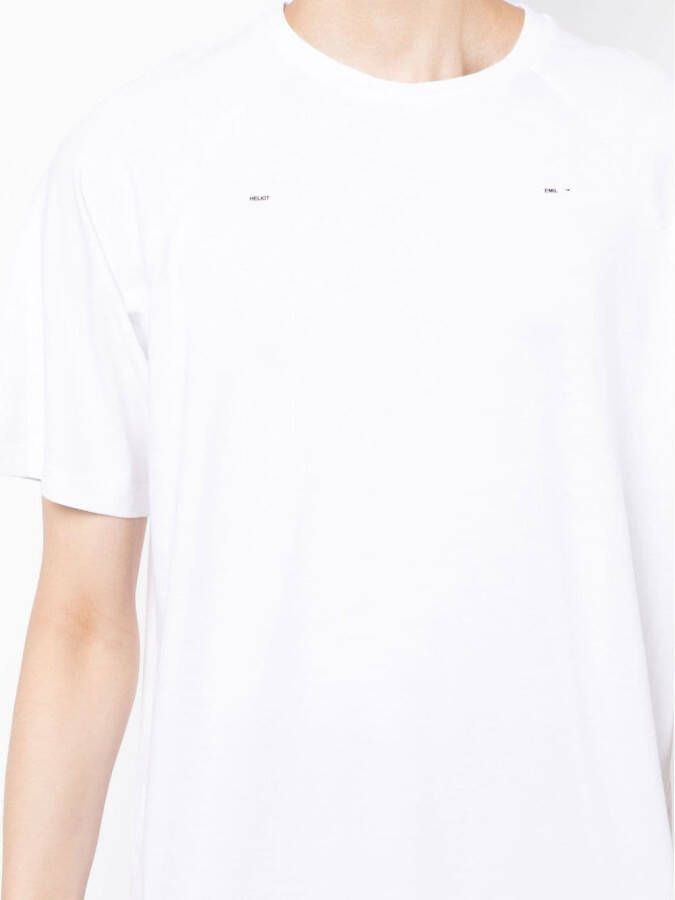 HELIOT EMIL T-shirt met logoprint Wit