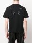 HELIOT EMIL T-shirt met print Zwart - Thumbnail 4