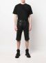 HELIOT EMIL T-shirt met vlakken Zwart - Thumbnail 2