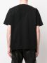 HELIOT EMIL T-shirt met vlakken Zwart - Thumbnail 4