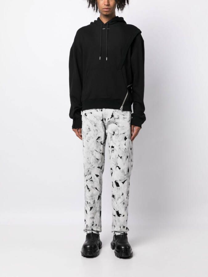 HELIOT EMIL Hoodie met rits Zwart