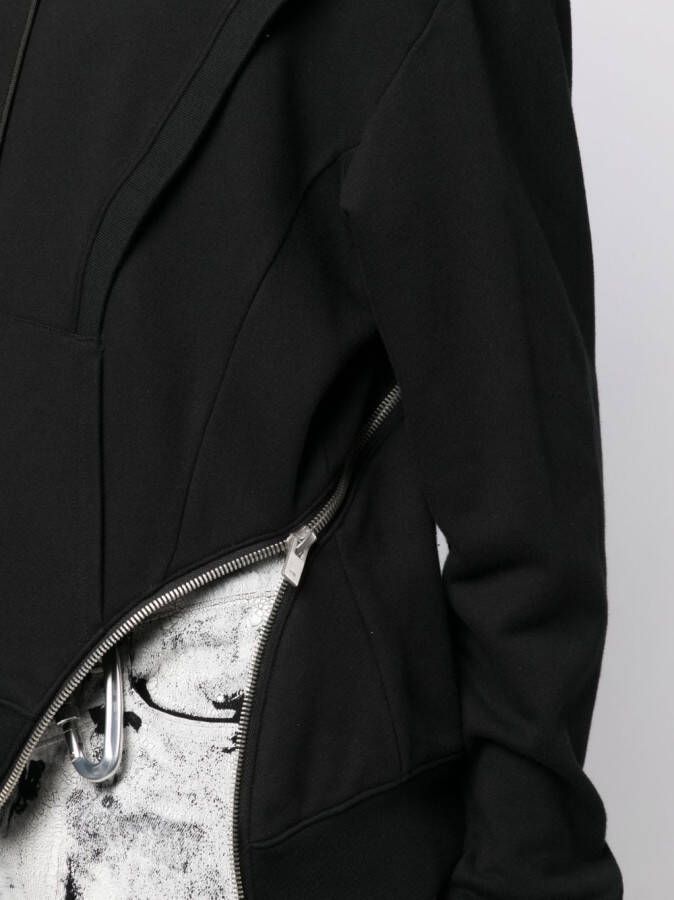 HELIOT EMIL Hoodie met rits Zwart