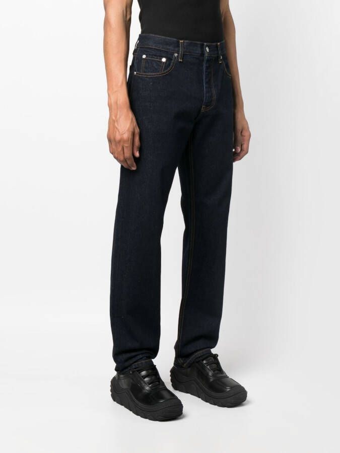 Helmut Lang Straight jeans Blauw