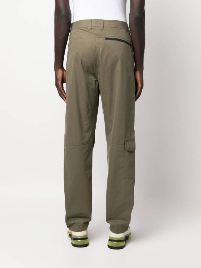Helmut Lang Broek met cargo zak Groen