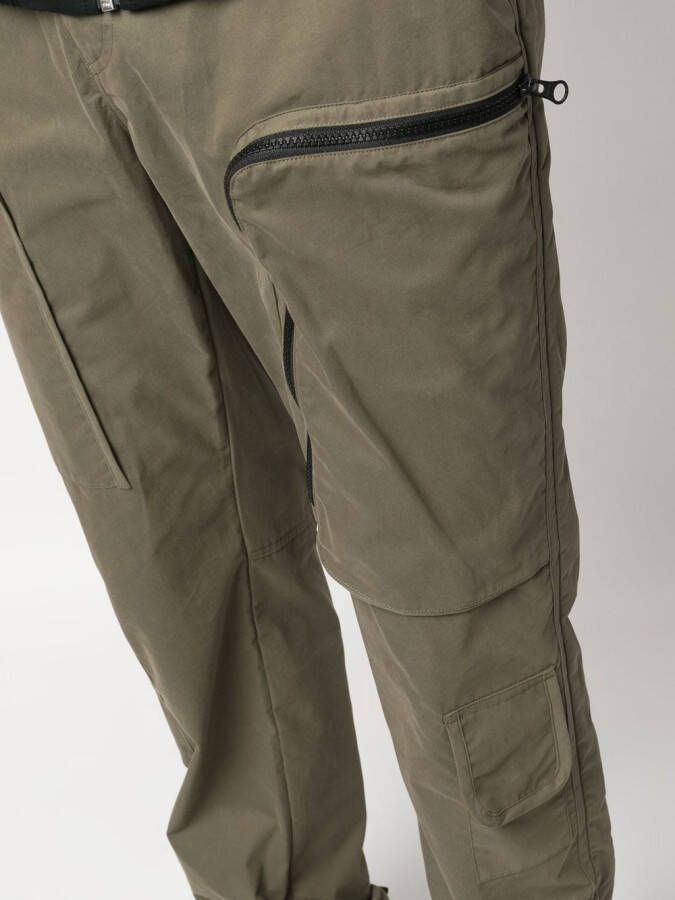 Helmut Lang Broek met cargo zak Groen