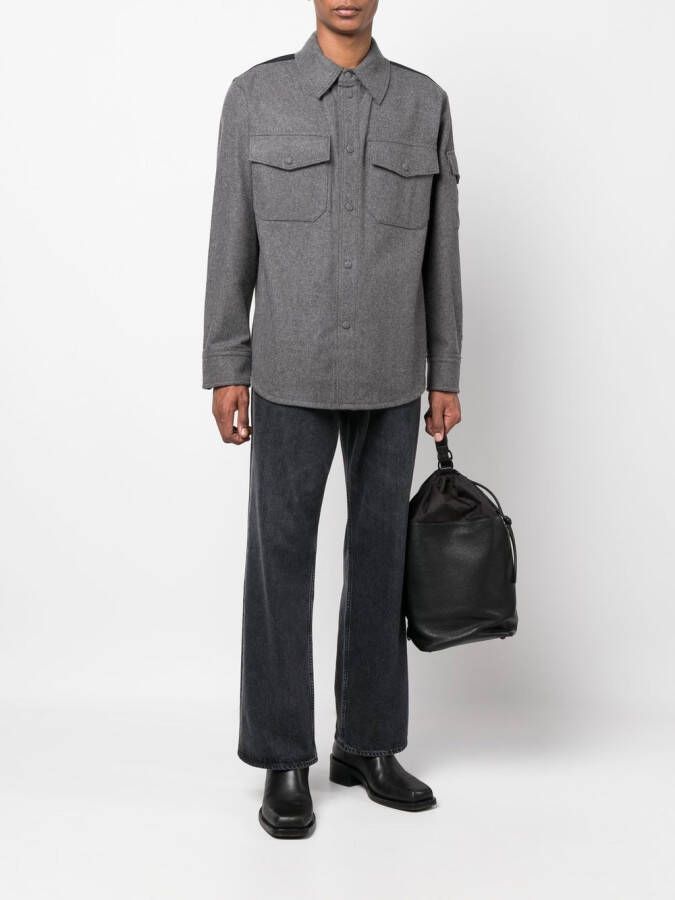 Helmut Lang Button-up overhemd Grijs