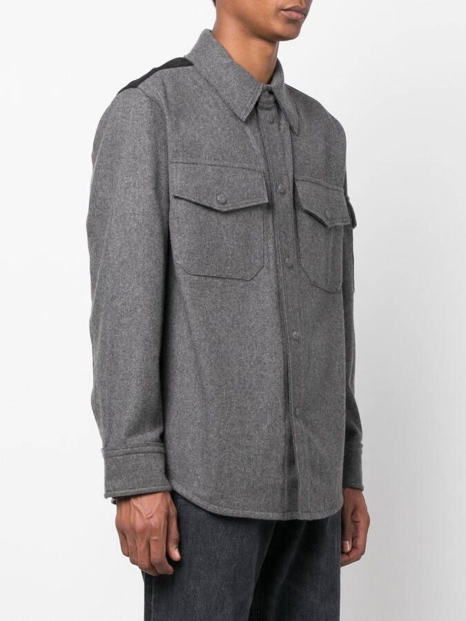 Helmut Lang Button-up overhemd Grijs