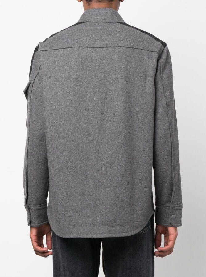 Helmut Lang Button-up overhemd Grijs