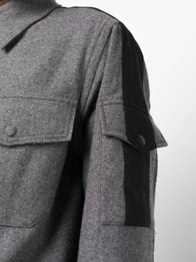 Helmut Lang Button-up overhemd Grijs