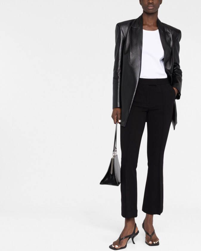 Helmut Lang Cropped broek Zwart