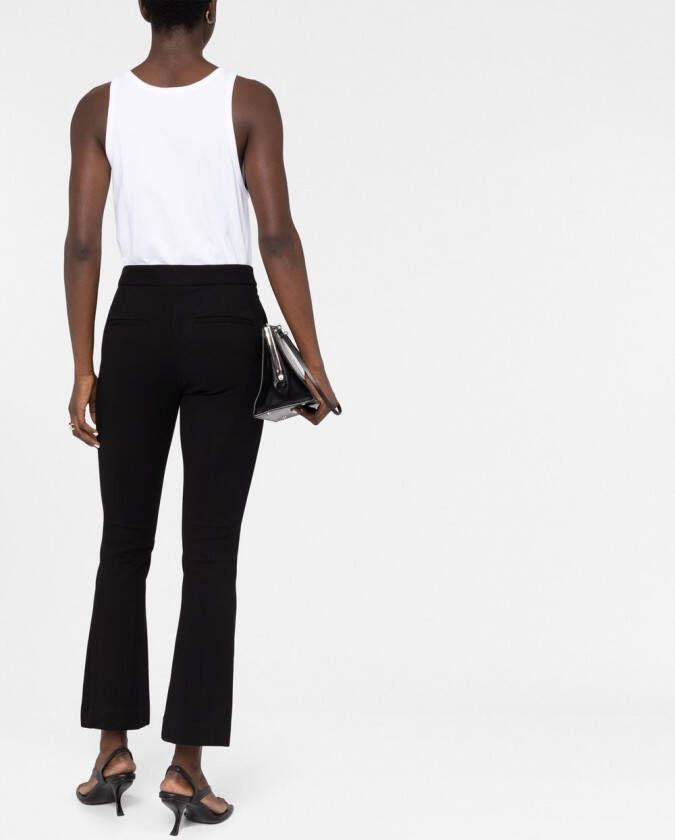 Helmut Lang Cropped broek Zwart