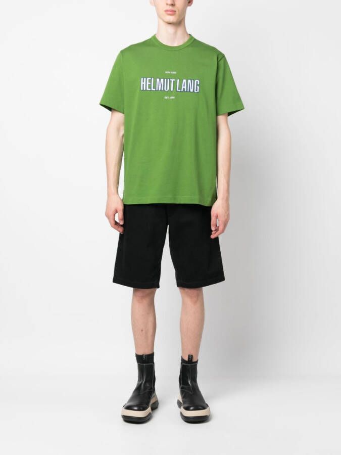 Helmut Lang T-shirt met print Groen