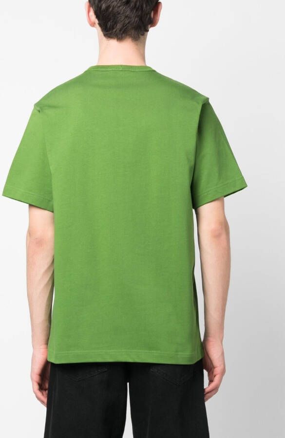 Helmut Lang T-shirt met print Groen