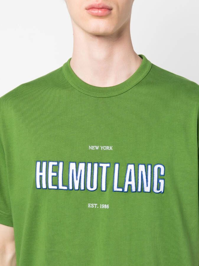 Helmut Lang T-shirt met print Groen