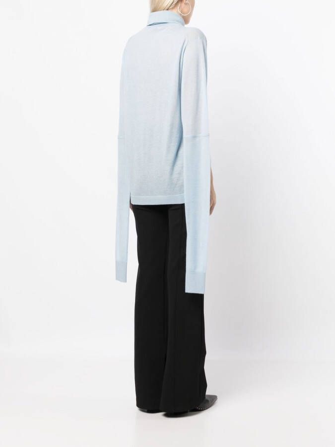 Helmut Lang Kasjmier trui Blauw