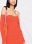Helmut Lang Mini-jurk met sweetheart hals Rood - Thumbnail 3