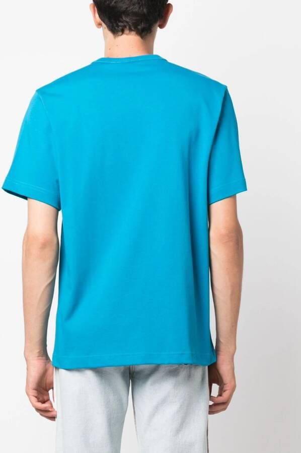 Helmut Lang T-shirt met print Blauw