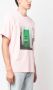 Helmut Lang T-shirt met print Roze - Thumbnail 3