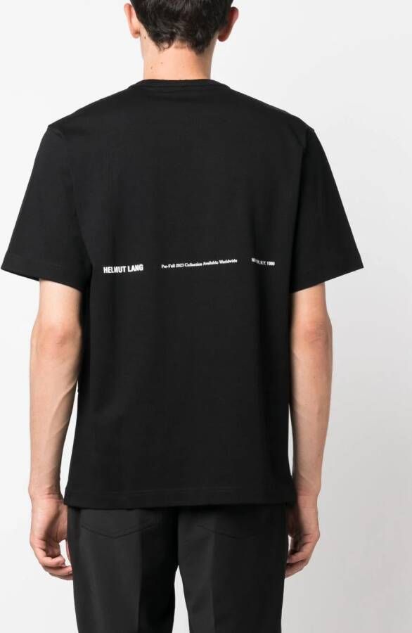 Helmut Lang T-shirt met print Zwart