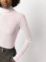 Helmut Lang Semi-doorzichtige T-shirt Roze - Thumbnail 5