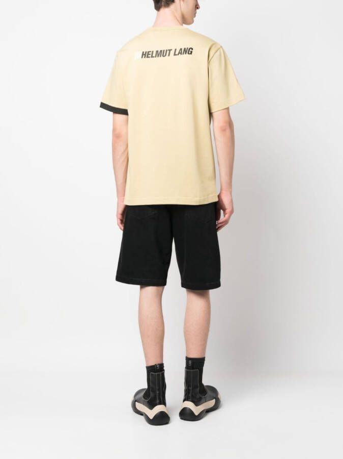 Helmut Lang T-shirt met ronde hals Beige