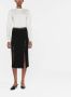 Helmut Lang Straight midi-rok Zwart - Thumbnail 2