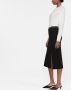 Helmut Lang Straight midi-rok Zwart - Thumbnail 3