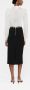 Helmut Lang Straight midi-rok Zwart - Thumbnail 4