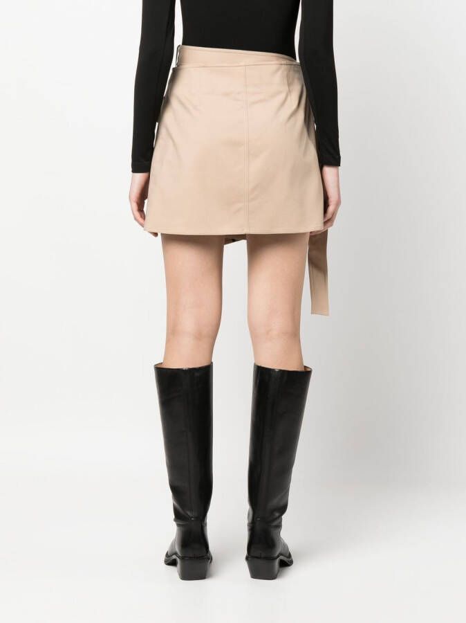 Helmut Lang Wikkelrok Beige