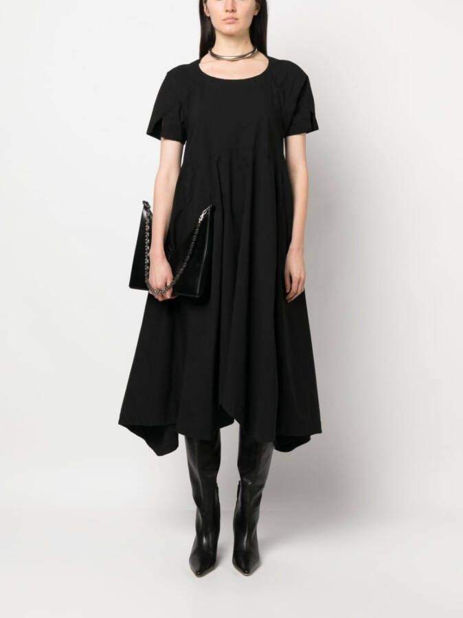 Henrik Vibskov Asymmetrische jurk Zwart