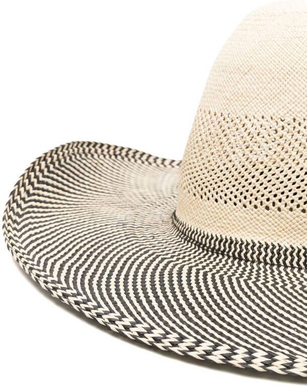 Henrik Vibskov Hoed met print Beige