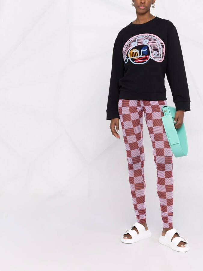 Henrik Vibskov Legging met print Paars