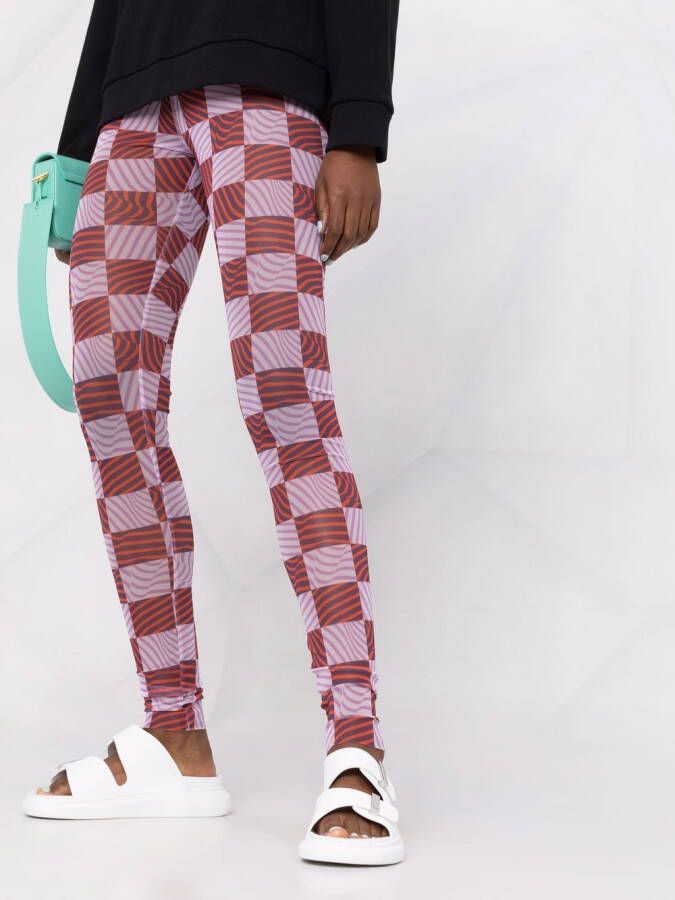 Henrik Vibskov Legging met print Paars
