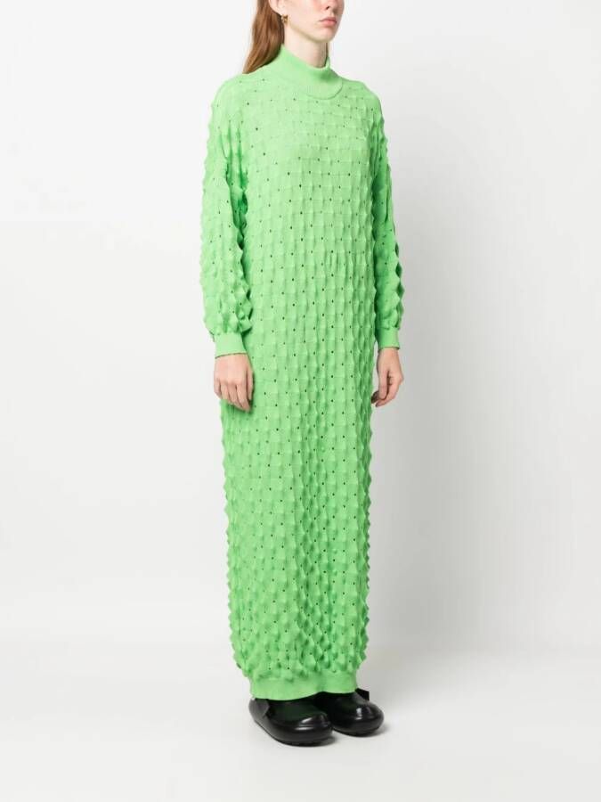 Henrik Vibskov Maxi-jurk met spikes Groen